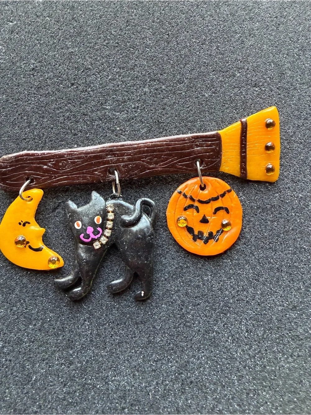 Vintage halloween brooch